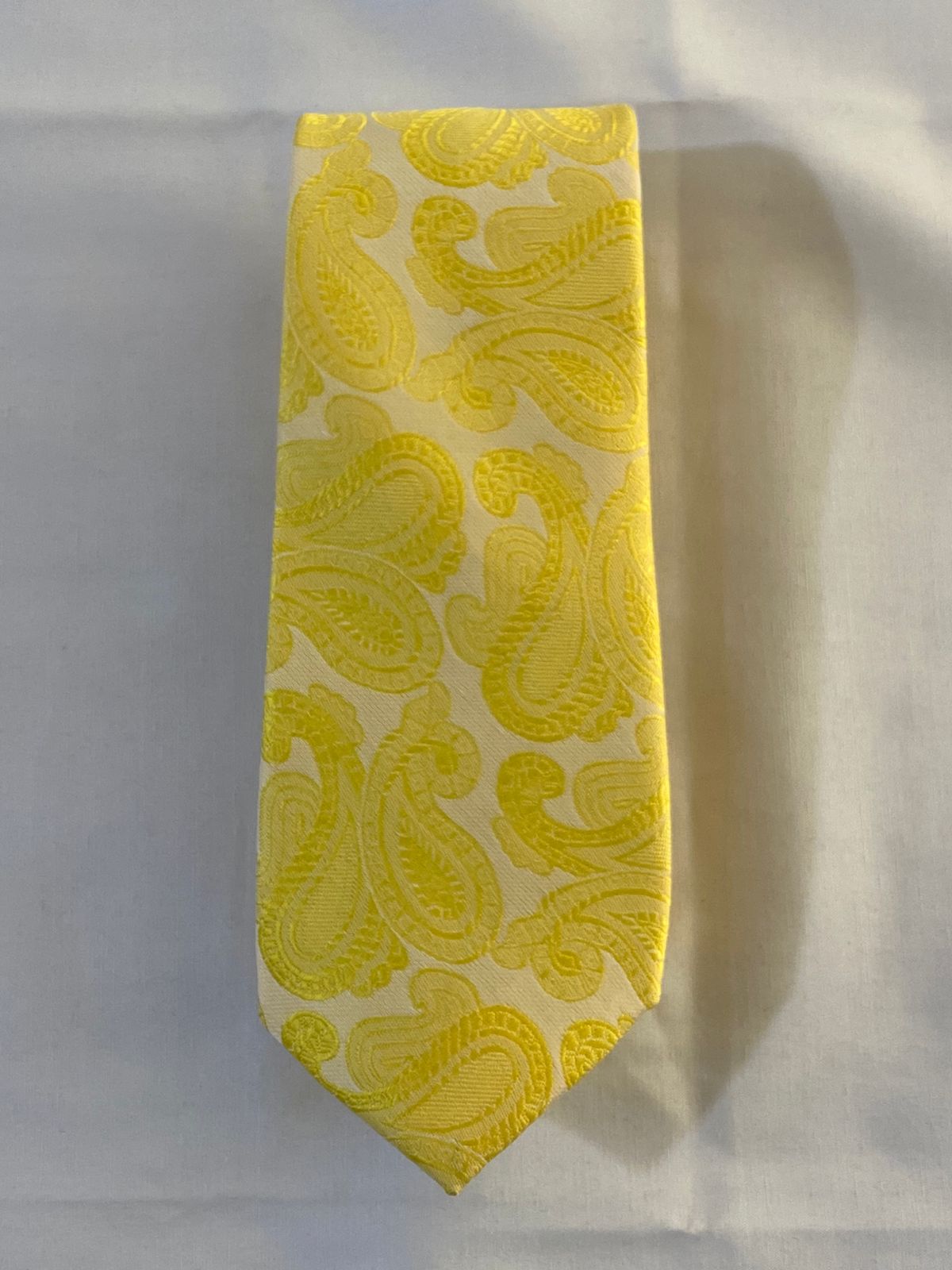 Olive Tie with Subtle Pattern